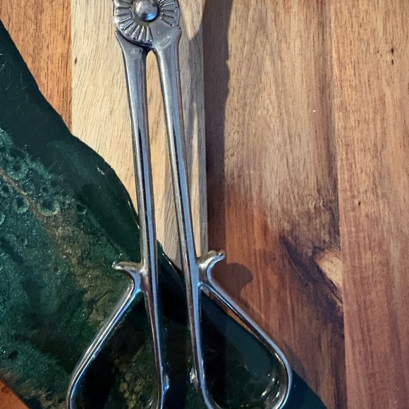 Antique silverware salad serving - Picture 3 of 6